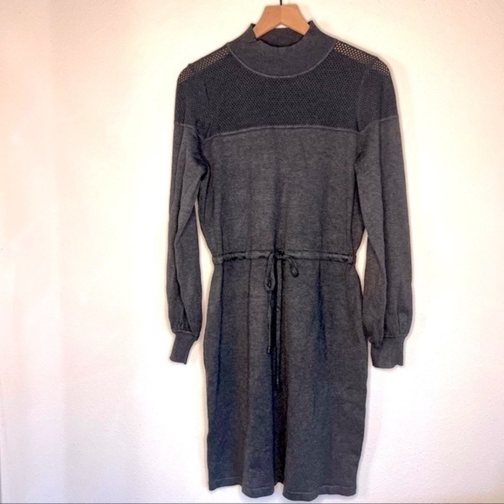 Calvin Klein Sweater Dress, Charcoal Gray, size M